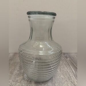 Vintage glass Anchor Hocking "Manhattan" carafe/pitcher